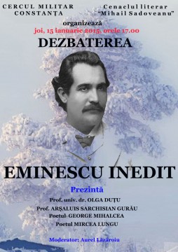 “Eminescu inedit”, la Constanţa